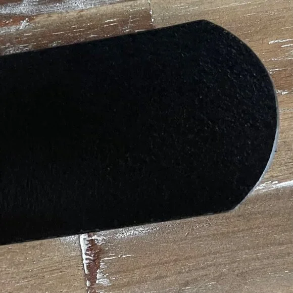 Coldwater Creek Womens Genuine Leather Belt Size L Black Embroidered Western Boh - Picture 11 of 11